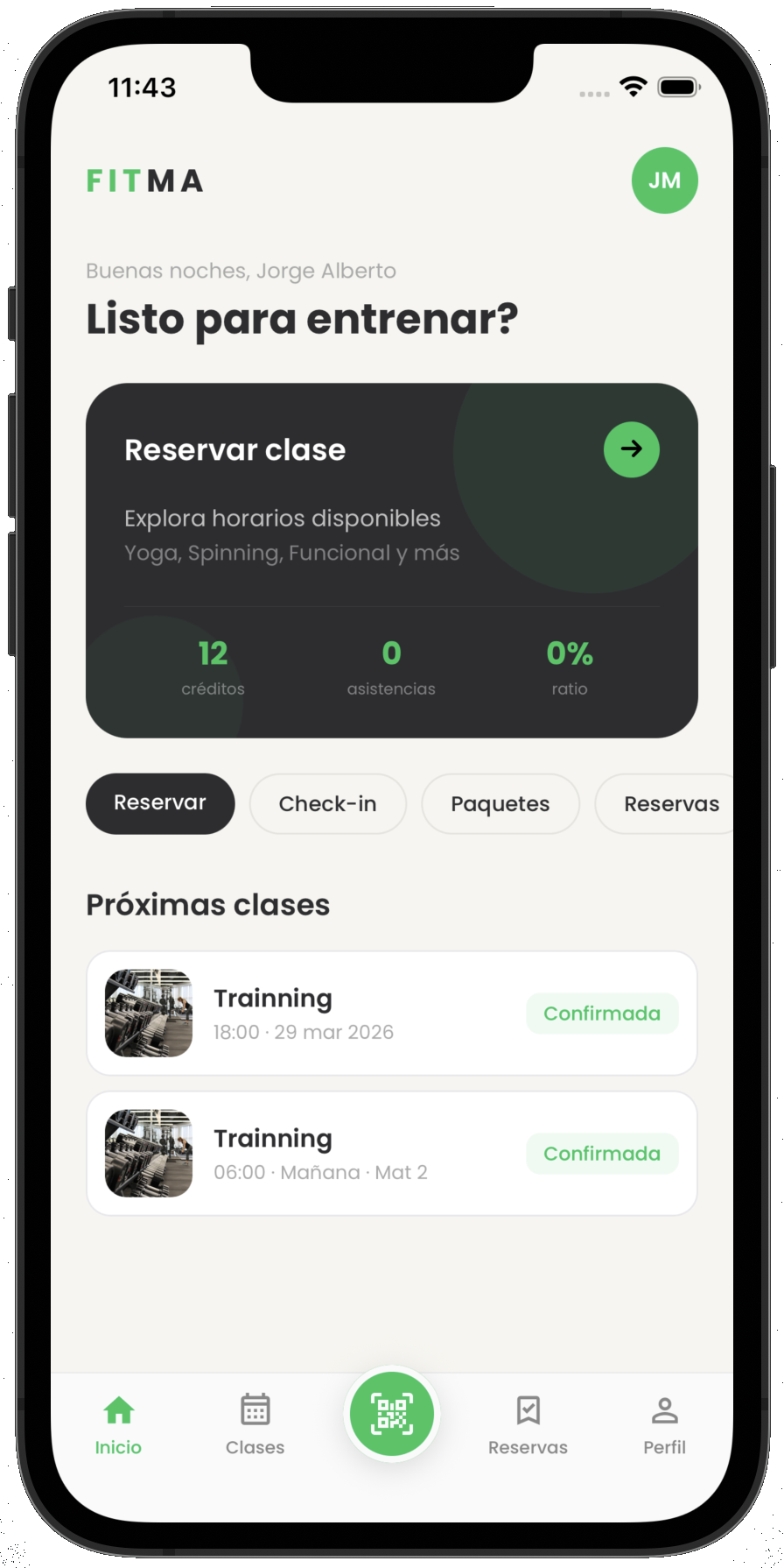 FITMA App - Portal de clientes